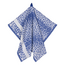 Vaat Amsterdam Cadeauset Thee- & Keukendoek - I Love Leopard 1 - Royal Blue / Grey / Silver