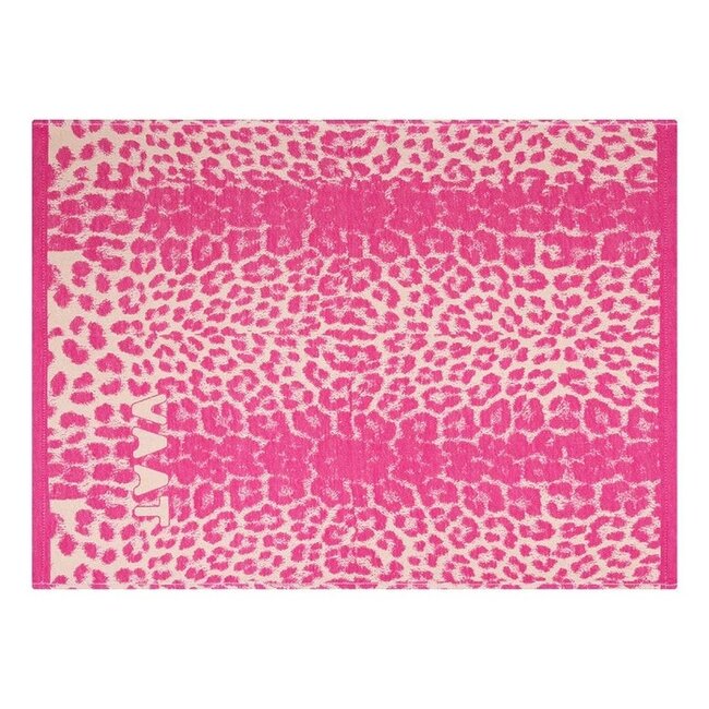 Vaat Amsterdam Cadeauset Thee- & Keukendoek - I love Leopard 1 - Pink / Sand