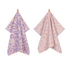 Vaat Amsterdam Cadeauset Thee- & Keukendoek - I love Leopard 2 - Lila / Peach