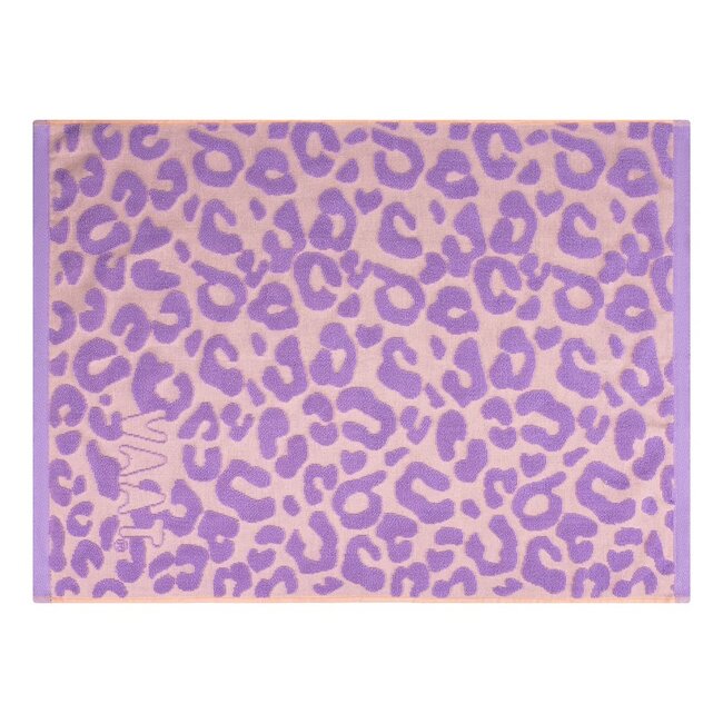 Vaat Amsterdam Cadeauset Thee- & Keukendoek - I love Leopard 2 - Lila / Peach