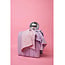 Vaat Amsterdam Cadeauset Thee- & Keukendoek - I love Leopard 2 - Lila / Peach
