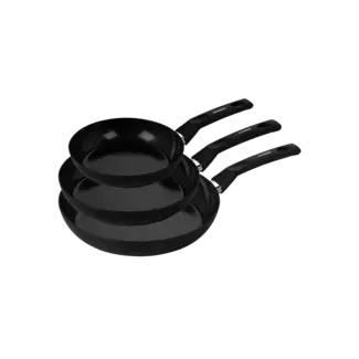 Combekk Pannenset Tundra Black 3-delig