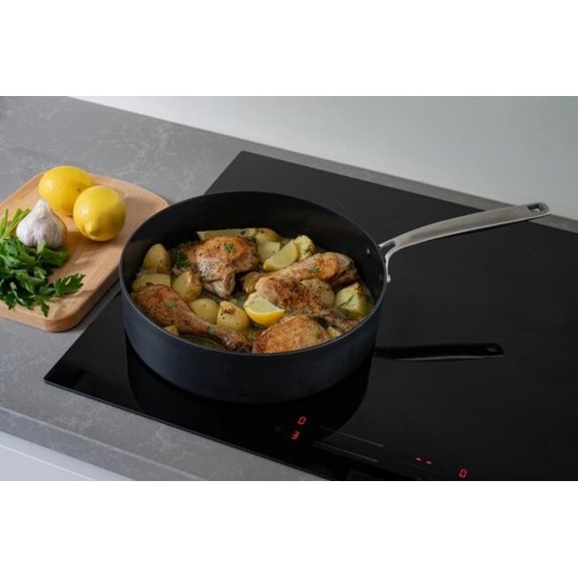 Combekk Element Expert Hapjespan / Sauteerpan met Glasdeksel – 28 cm (4,4 Liter) - Pfas-vrije anti-aanbaklaag