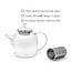 Bredemeijer Hoogwaardig Borosillicaatglas Theepot Minuet Santhee met RVS Filter – 1,2 Liter