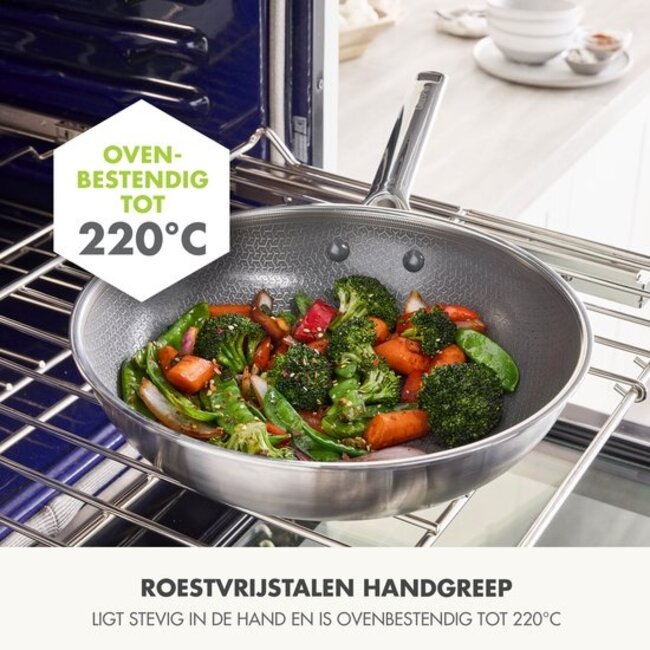 Greenpan Apex Keramische Honingraat Wokpan – 28 cm (PFAS-Vrij)