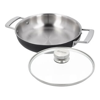 Demeyere Koekenpan Black5 24cm + Glasdeksel