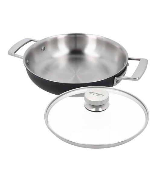 Demeyere Koekenpan Black5 24cm + Glasdeksel