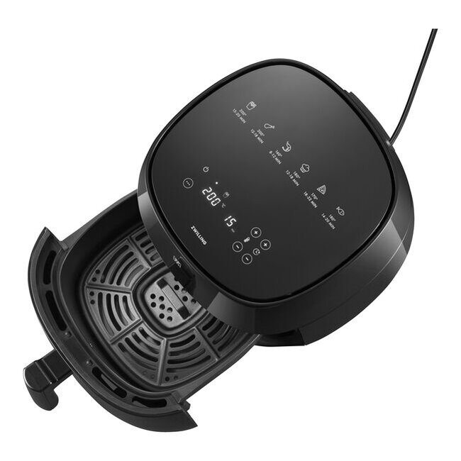 Zwilling Hete Lucht Friteuse / Airfryer – 4 Liter (Zwart) - LED-touchscreen - PFAS-Vrij