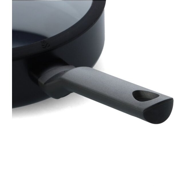 BK Blue Label Hapjespan met Glasdeksel – 24 cm - PFAS-vrije anti-aanbaklaag