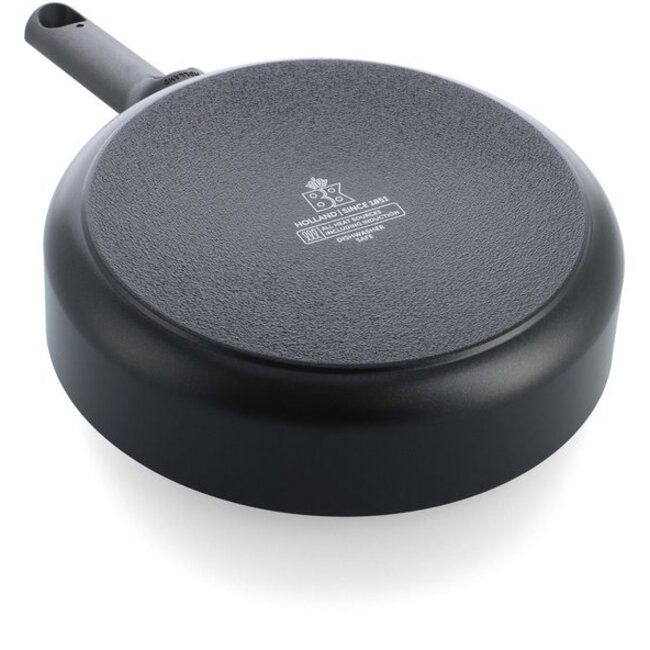 BK Blue Label Hapjespan met Glasdeksel – 24 cm - PFAS-vrije anti-aanbaklaag