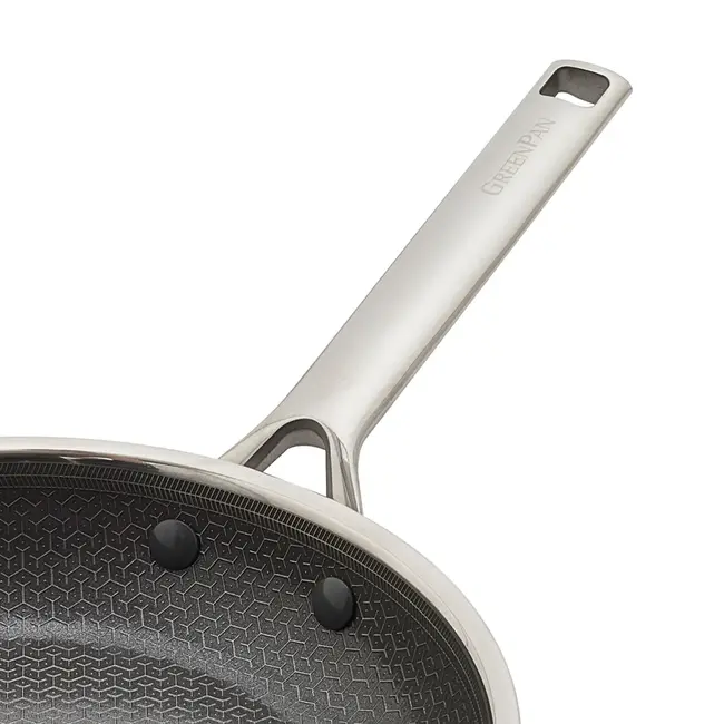 Greenpan Apex Hybride Roestvrijstalen Koekenpan - met Honingraat anti-aanbaklaag– 3-laags -20 cm