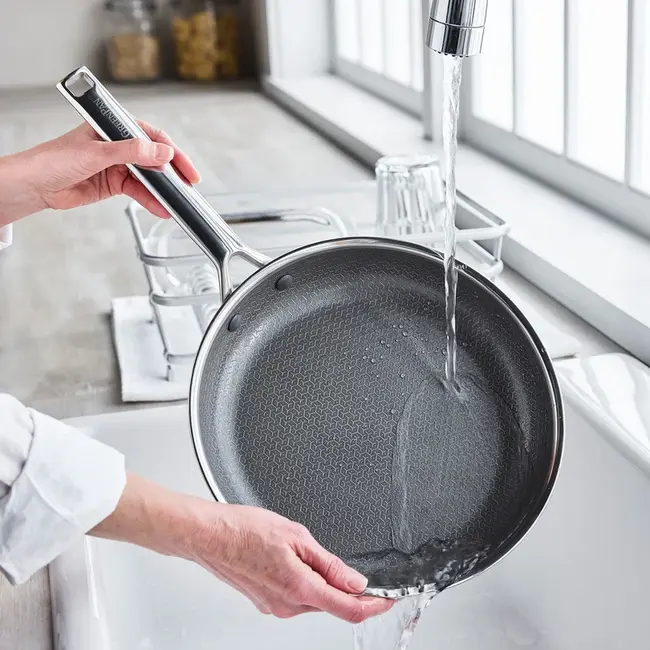 Greenpan Apex Hybride Roestvrijstalen Koekenpan - met Honingraat anti-aanbaklaag– 3-laags -20 cm