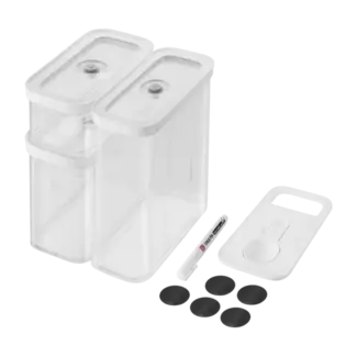Zwilling Vershoudbakjes Fresh & Save Cube (Set van 3)