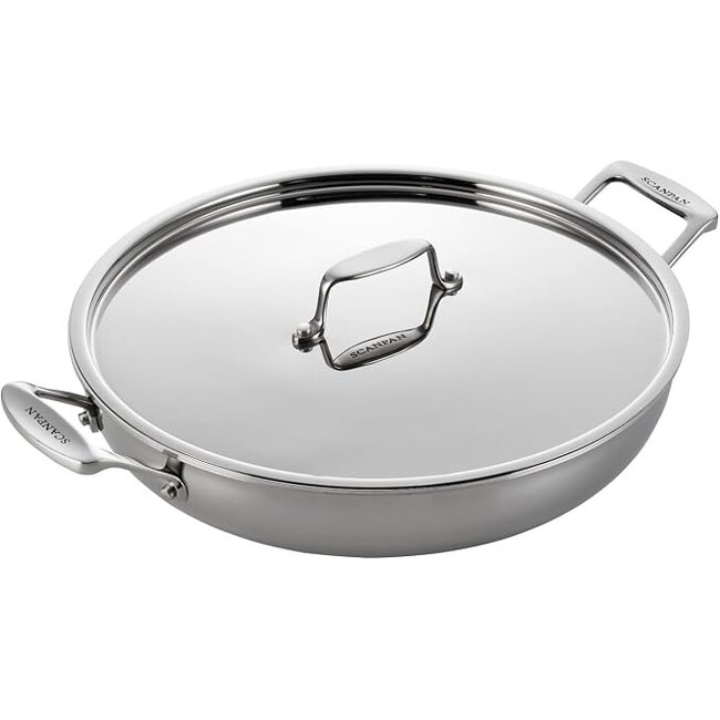 Scanpan Fusion5 Roestvrijstalen Sauteerpan met Deksel – 32 cm / 4.7L – 5-Laags Constructie