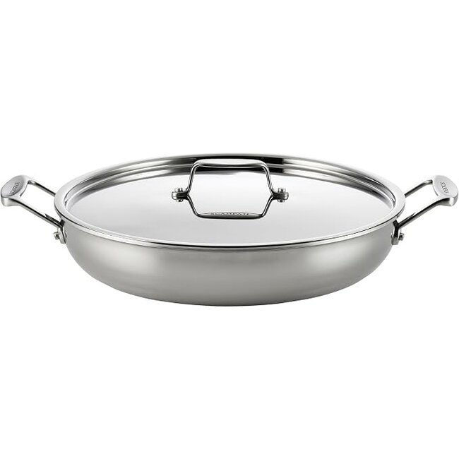 Scanpan Fusion5 Roestvrijstalen Sauteerpan met Deksel – 32 cm / 4.7L – 5-Laags Constructie