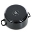 BK Braadpan Gietijzer Bourgogne Zwart 6.7 liter/ 28cm