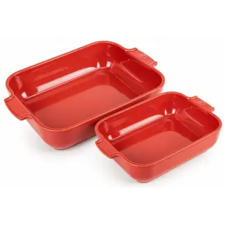 Peugeot Ovenschaal Appolia Duo Rood 32&25 cm