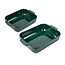 Peugeot Appolia Ovenschaal Duo Bosgroen – Set van 2 (32 cm & 25 cm) met Siliconen Handvatten
