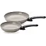 Fissler Ceratal Evo Classic Koekenpannenset – 24 cm & 28 cm – Warm Grijs - PFAS-Vrij