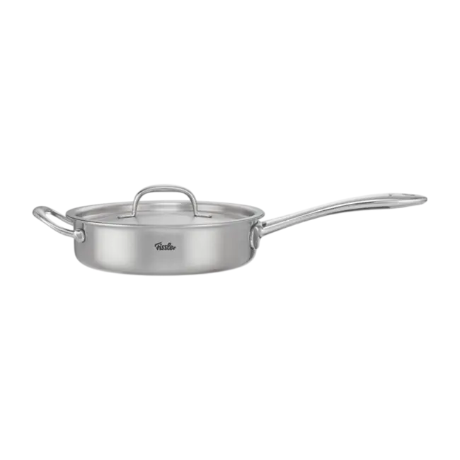 Fissler M5 Pro-Ply Sauteerpan / Hapjespan met Deksel – 28 cm / 4,1L (5-Ply RVS)