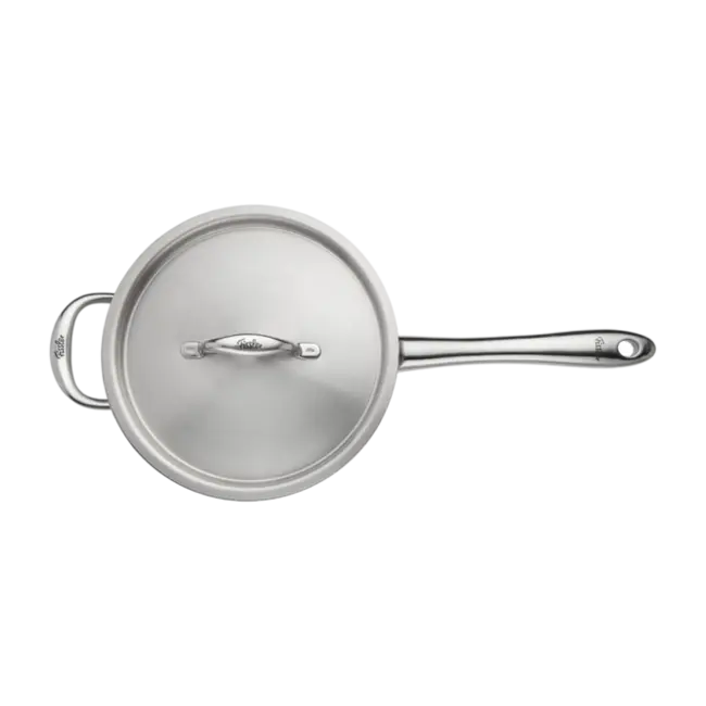 Fissler M5 Pro-Ply Sauteerpan / Hapjespan met Deksel – 28 cm / 4,1L (5-Ply RVS)