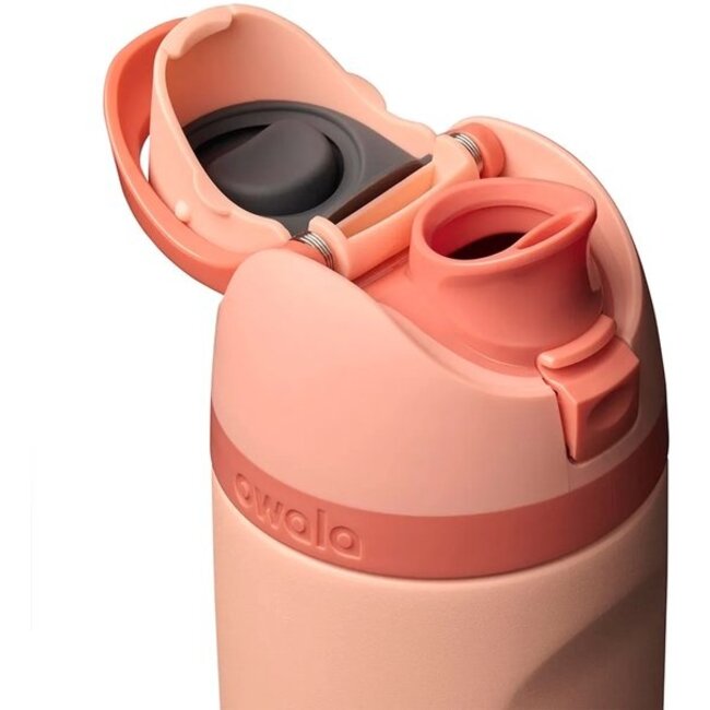 Owala FreeSip RVS Thermos Drinkfles Peach of Mind – 470 ml