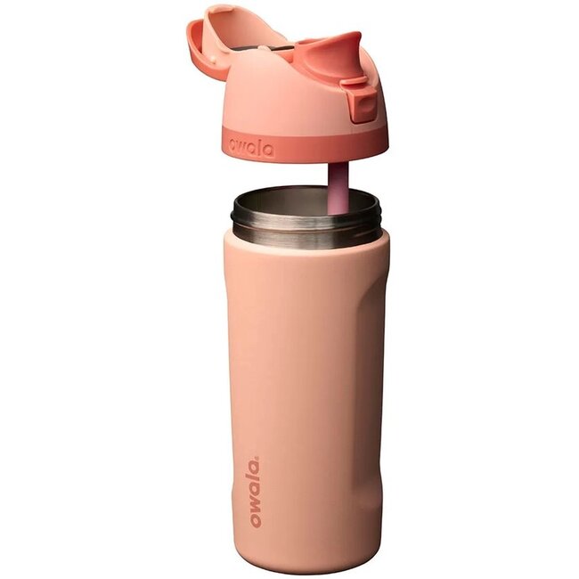 Owala FreeSip RVS Thermos Drinkfles Peach of Mind – 470 ml