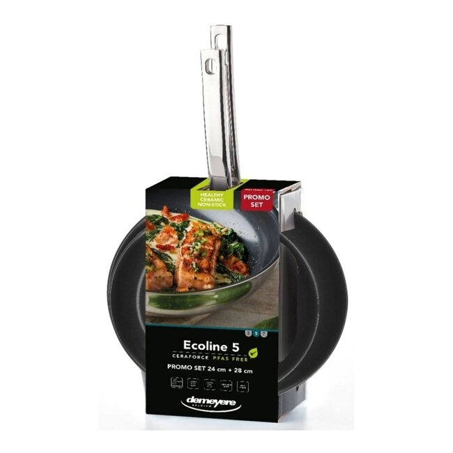 Demeyere Koekenpan Ecoline5 Ceraforce 24+28cm