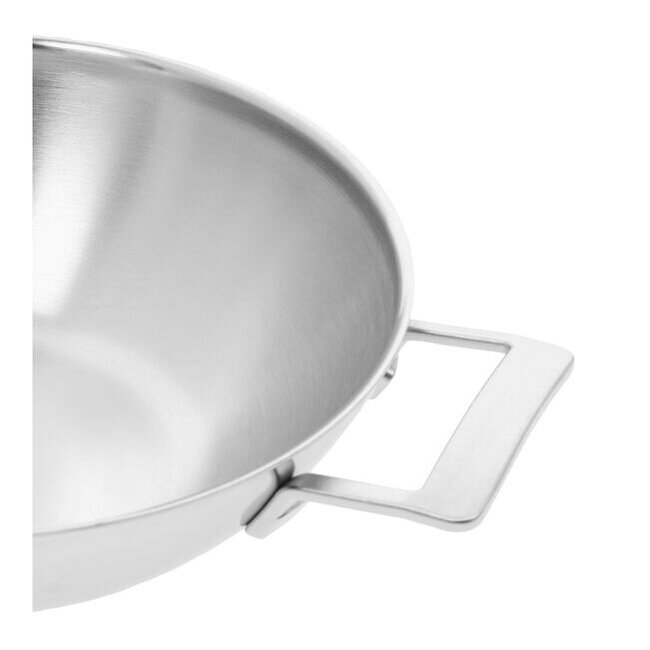 Demeyere Industry 5 Wokpan 30 cm met 2 Handvaten + Gratis Glasdeksel