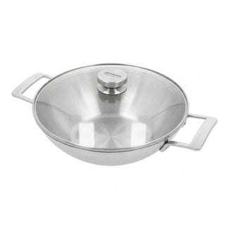Demeyere Industry5 Wokpan 30cm met Gratis glasdeksel