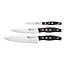 Zwilling Messenset Twin Signature 3-delig - Gemaakt in Duitsland - Gestanst - Met drie klinknagels - 55 - 58 HRC