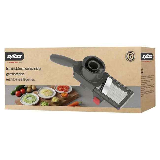 Zyliss Mandoline Easy Control Handheld Slicer – Grijs