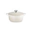 Le Creuset Braadpan Signature Meringue 24cm – Geëmailleerd Gietijzer