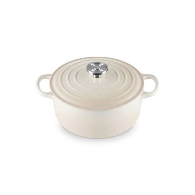 Le Creuset Braadpan Signature Meringue 24cm – Geëmailleerd Gietijzer