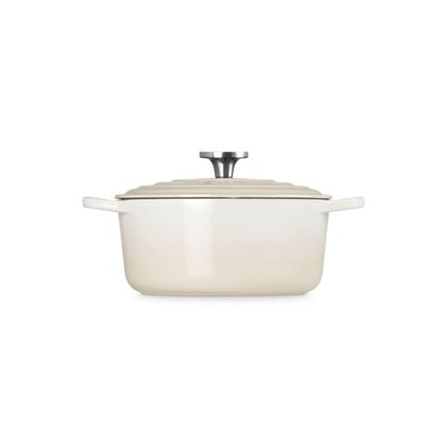 Le Creuset Braadpan Signature Meringue 24cm – Geëmailleerd Gietijzer