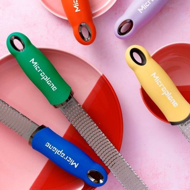 Microplane Premium Classic Citrus Zester – Vibrant Collection - Met Beschermkap - Soft-touch handgreep