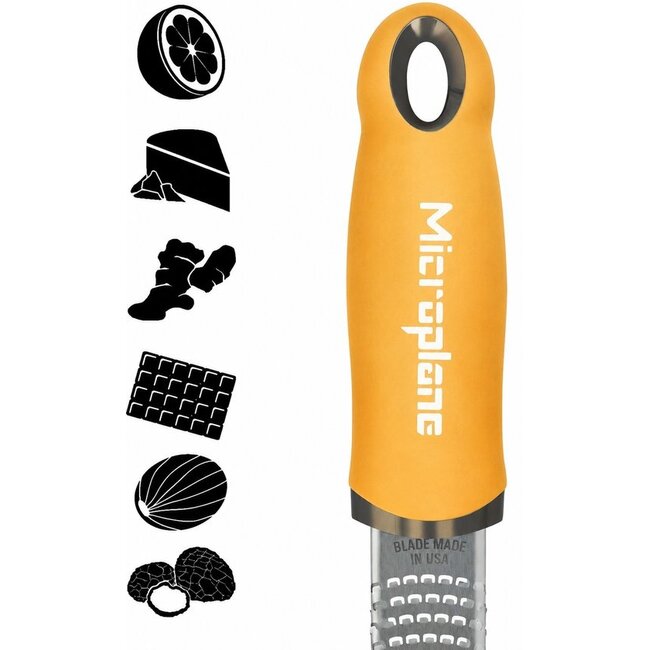 Microplane Premium Classic Citrus Zester – Vibrant Collection - Met Beschermkap - Soft-touch handgreep