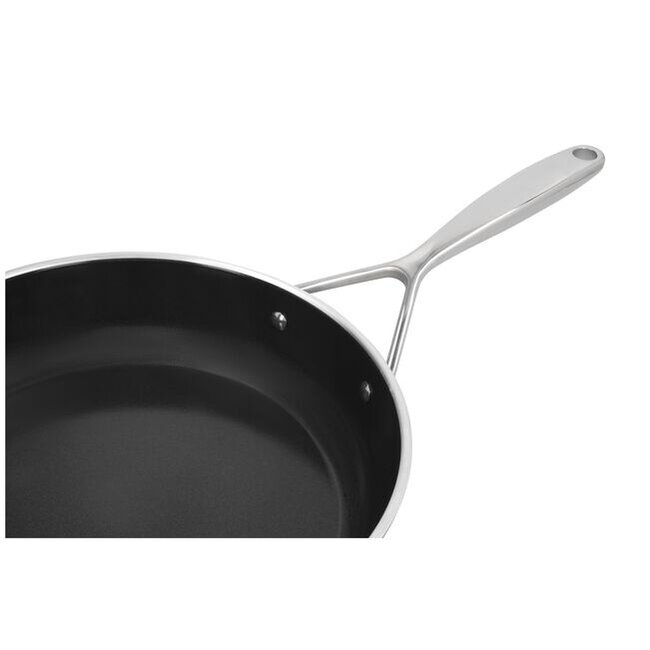 Demeyere Alu Plus 3 Hapjespan 28 cm – Ceraforce Keramische Antikleeflaag - Pfas-vrij