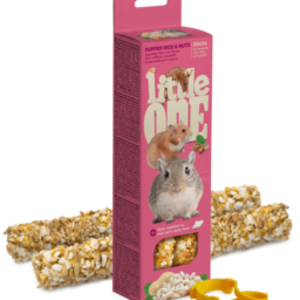 Little One Little One Knabel Sticks For Hamsters, Rats, Mice And Desert Rats With Puffed Rice And Nuts