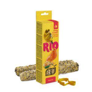 RIO Bâtonnets pour canaris au miel et aux graines saines, 2x40 gr