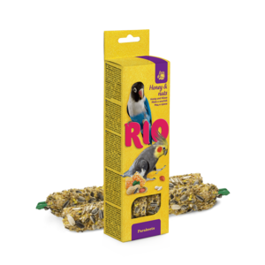 RIO Sticks voor parkieten met honing en noten, 2x75 gr