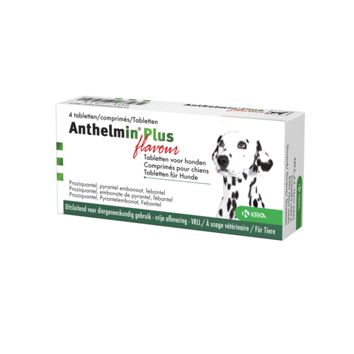 Anthelmin Anthelmin Plus Flavour XL Dog 4 Tablets