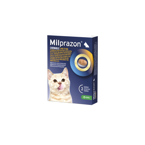 Milprazon Milprazon Chewable Kätzchen/Katze 4mg/10mg chew