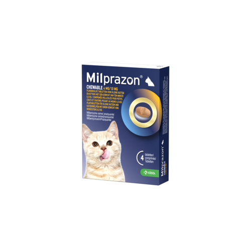 Milprazon Milprazon Chewable Kätzchen/Katze 4mg/10mg chew