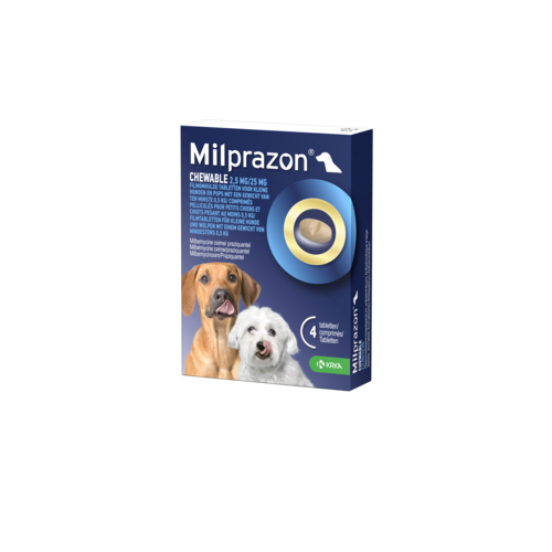 Milprazon Milprazon Chewable Little Dog/Puppy 2,5mg/25mg chew