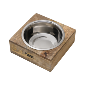 Pet-Joy The DoggyBowl Bamboo Square L