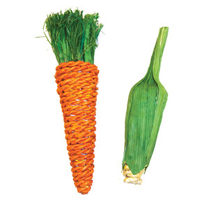 Happy Pet Carrot & Corn Chew Toy