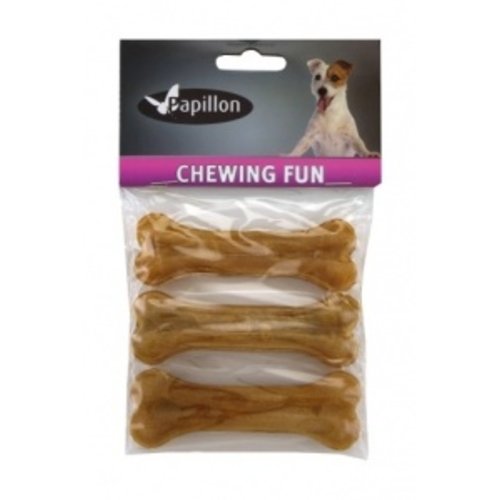 3 Pressed chewing bones natural 10 cm 30-40 g