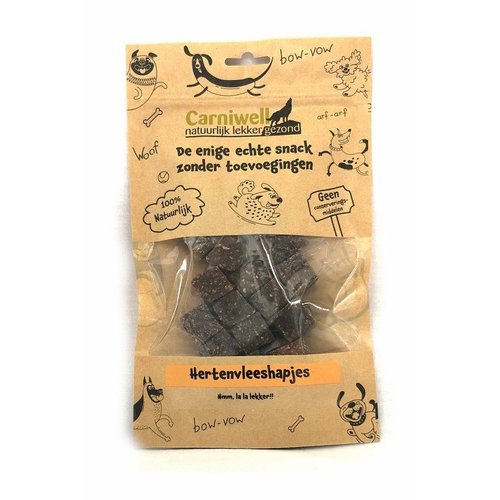 Carniwell Carniwell Hertenvleeshapjes 130g