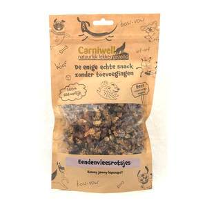 Carniwell Carniwell Eendenvleesrotsjes 100g